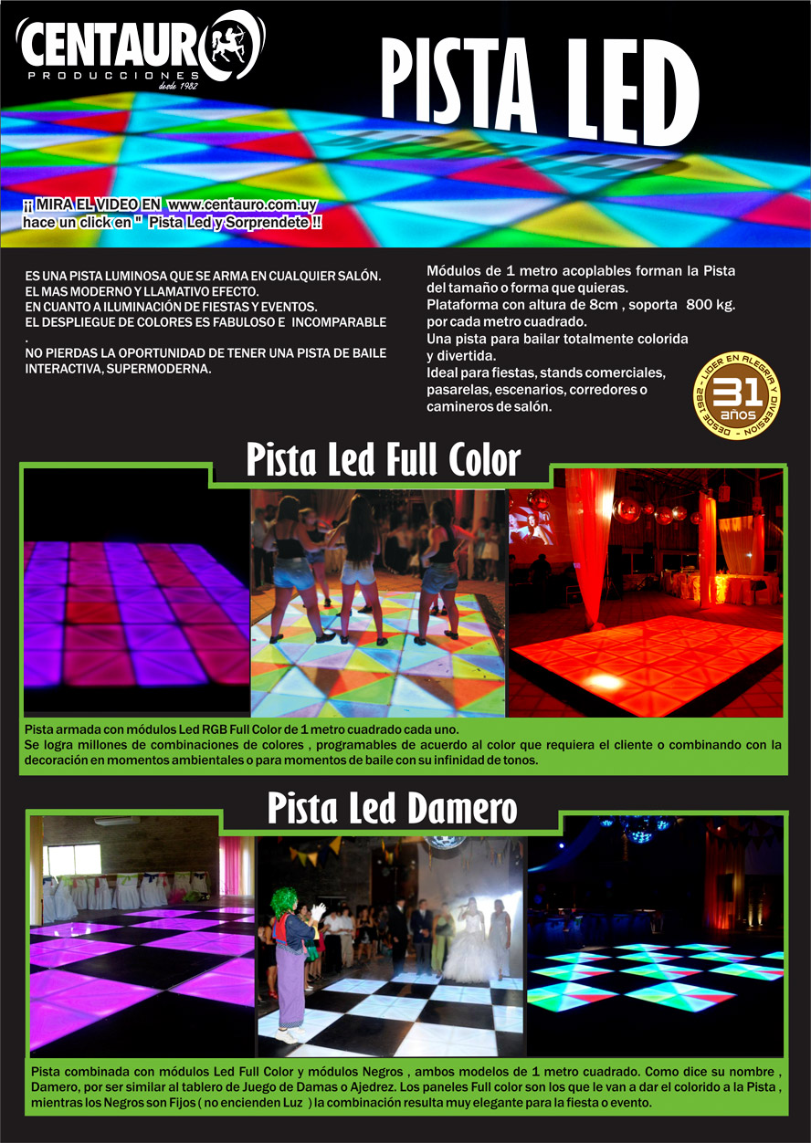 pista led